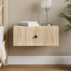 vidaXL Bedside Cabinet Sonoma Oak 49 x 34.5 x 20 cm Engineered Wood 1