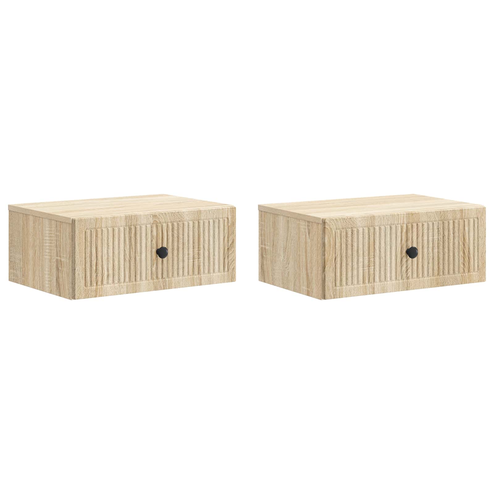 vidaXL Bedside Cabinet 2 pcs Sonoma Oak 49 x 34.5 x 20 cm 2