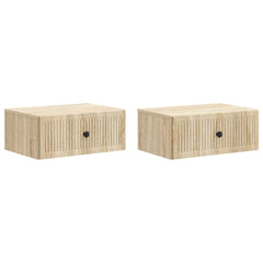 vidaXL Bedside Cabinet 2 pcs Sonoma Oak 49 x 34.5 x 20 cm 2