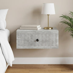 vidaXL Bedside Cabinet Concrete Grey 49 x 34.5 x 20 cm Engineered Wood 1