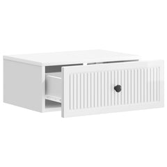 vidaXL Bedside Cabinet High Gloss White 49 x 34.5 x 20 cm 4