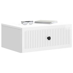vidaXL Bedside Cabinet High Gloss White 49 x 34.5 x 20 cm 3
