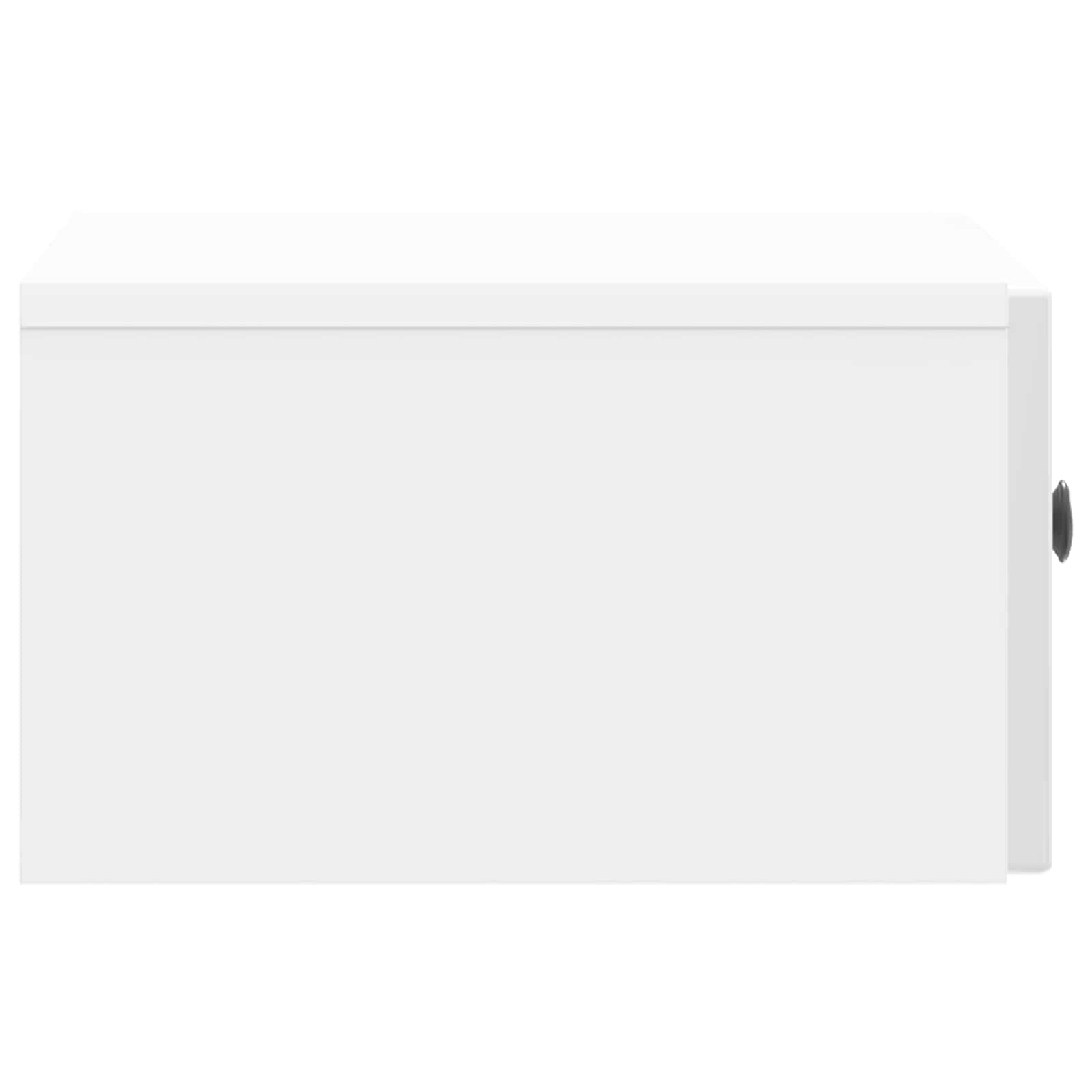 vidaXL Bedside Cabinet High Gloss White 49 x 34.5 x 20 cm 6
