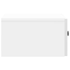 vidaXL Bedside Cabinet High Gloss White 49 x 34.5 x 20 cm 6