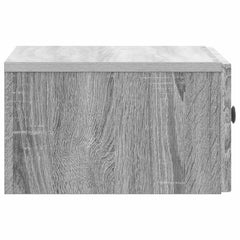 vidaXL Bedside Cabinet Grey Sonoma 49 x 34.5 x 20 cm Engineered Wood 6