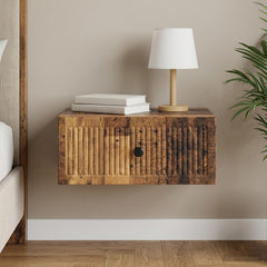 vidaXL Bedside Cabinet Old Wood 49 x 34.5 x 20 cm Engineered Wood 1