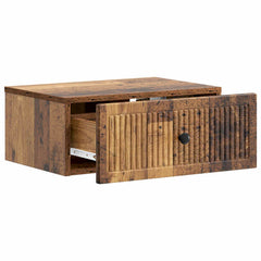 vidaXL Bedside Cabinet Old Wood 49 x 34.5 x 20 cm Engineered Wood 4