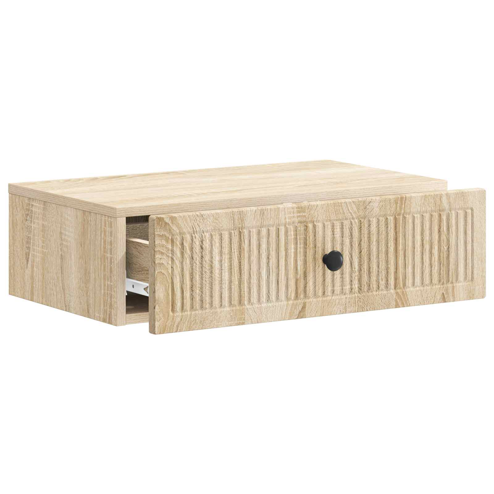 vidaXL Wall-Mounted Side Table Sonoma Oak 59 x 34.5 x 17 cm 4