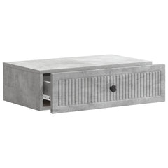 vidaXL Wall-Mounted Side Table Concrete Grey 59 x 34.5 x 17 cm 4