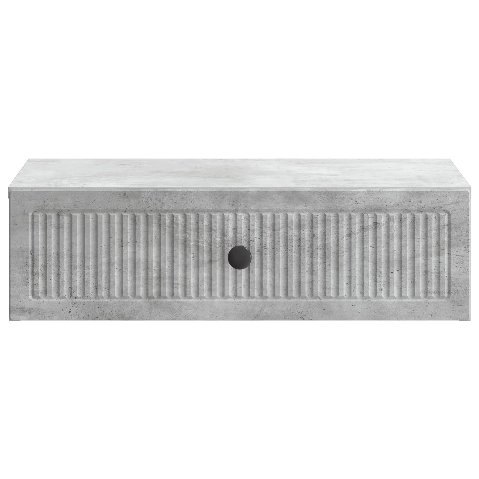 vidaXL Wall-Mounted Side Table Concrete Grey 59 x 34.5 x 17 cm 5
