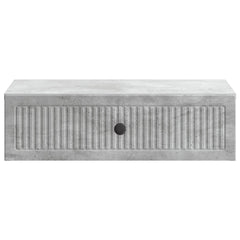 vidaXL Wall-Mounted Side Table Concrete Grey 59 x 34.5 x 17 cm 5