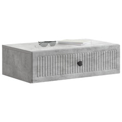 vidaXL Wall-Mounted Side Table Concrete Grey 59 x 34.5 x 17 cm 3
