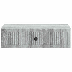 vidaXL Wall-Mounted Side Table Grey Sonoma 59 x 34.5 x 17 cm 5