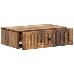 vidaXL Wall-Mounted Side Table Wall-mounted Old Wood 59 x 34.5 x 17 cm 4