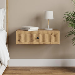 vidaXL Wall-Mounted Side Table 59 x 34.5 x 17 cm Engineered Wood 1
