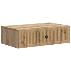 vidaXL Wall-Mounted Side Table 59 x 34.5 x 17 cm Engineered Wood 2