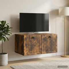 Wall-Mounted TV Cabinet 59.5 x 41 x 30 cm Smoked oak