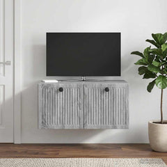 Wall-Mounted TV Cabinet 59.5 x 41 x 30 cm Grey sonoma
