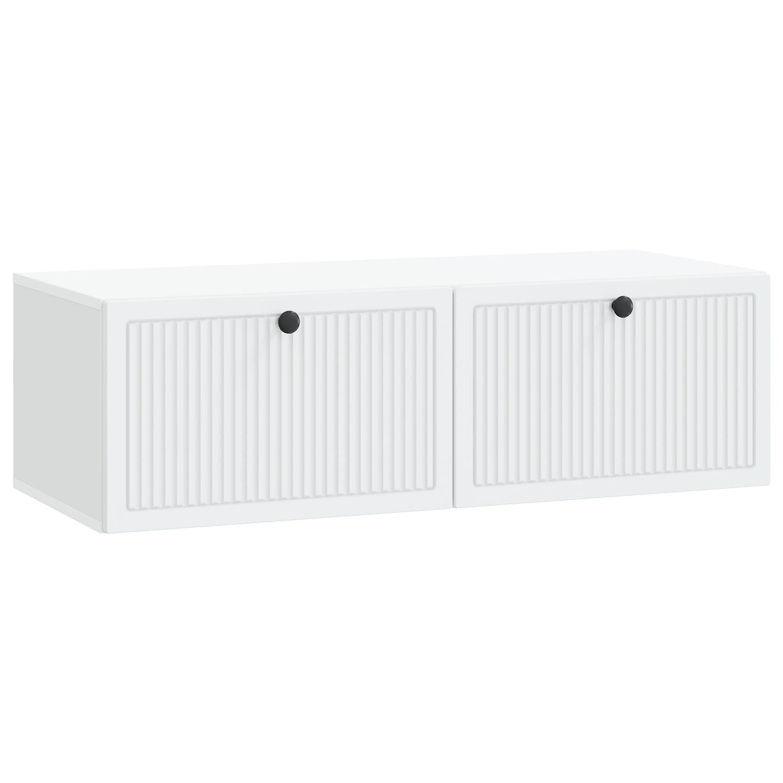 vidaXL Wall-Mounted TV Cabinet White 98 x 41 x 30 cm Engineered Wood 2