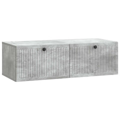 vidaXL Wall-Mounted TV Cabinet Concrete Grey 98 x 41 x 30 cm 2