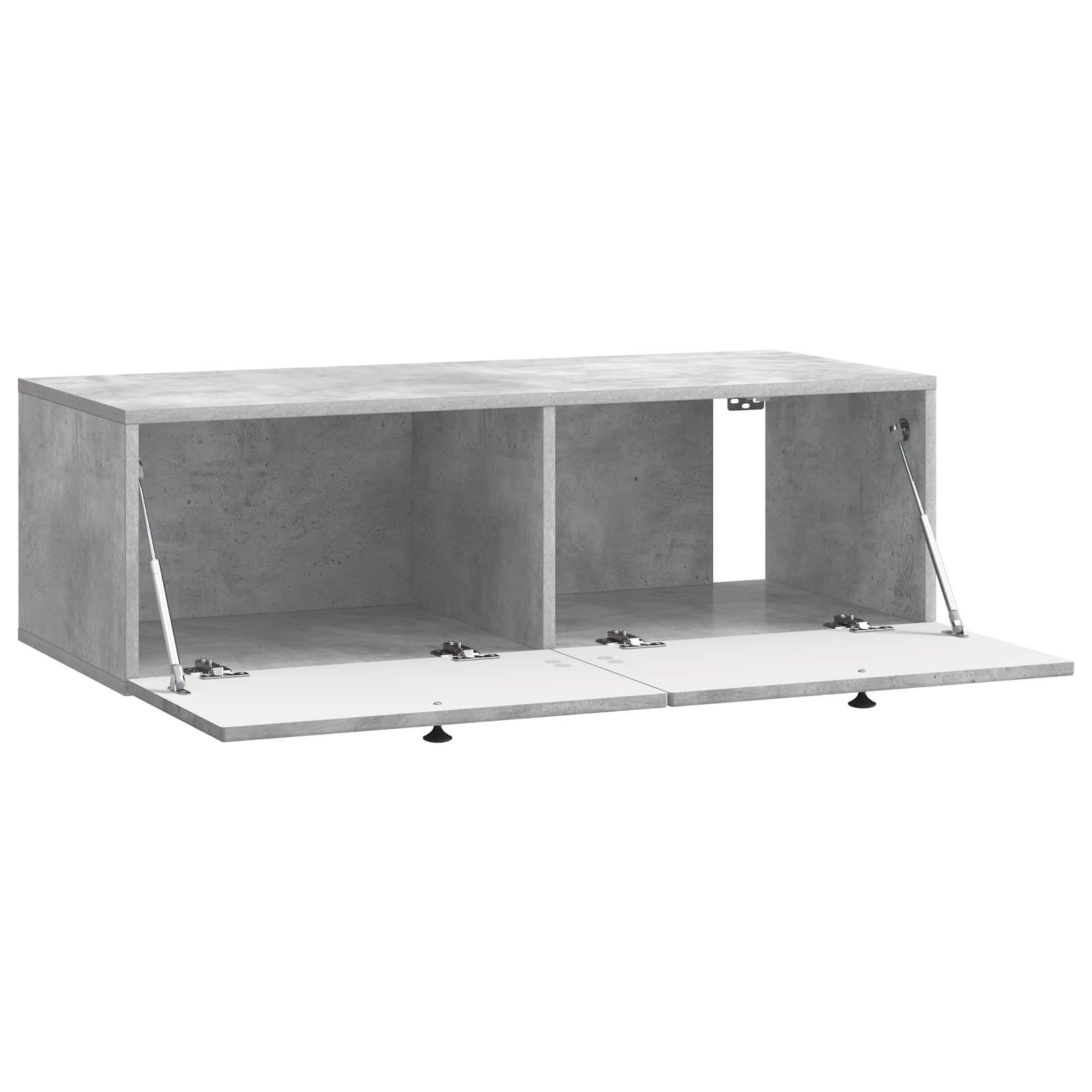 vidaXL Wall-Mounted TV Cabinet Concrete Grey 98 x 41 x 30 cm 5