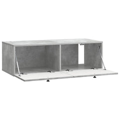 vidaXL Wall-Mounted TV Cabinet Concrete Grey 98 x 41 x 30 cm 5