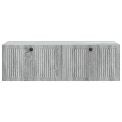 vidaXL Wall-Mounted TV Cabinet Grey Sonoma 98 x 41 x 30 cm 6