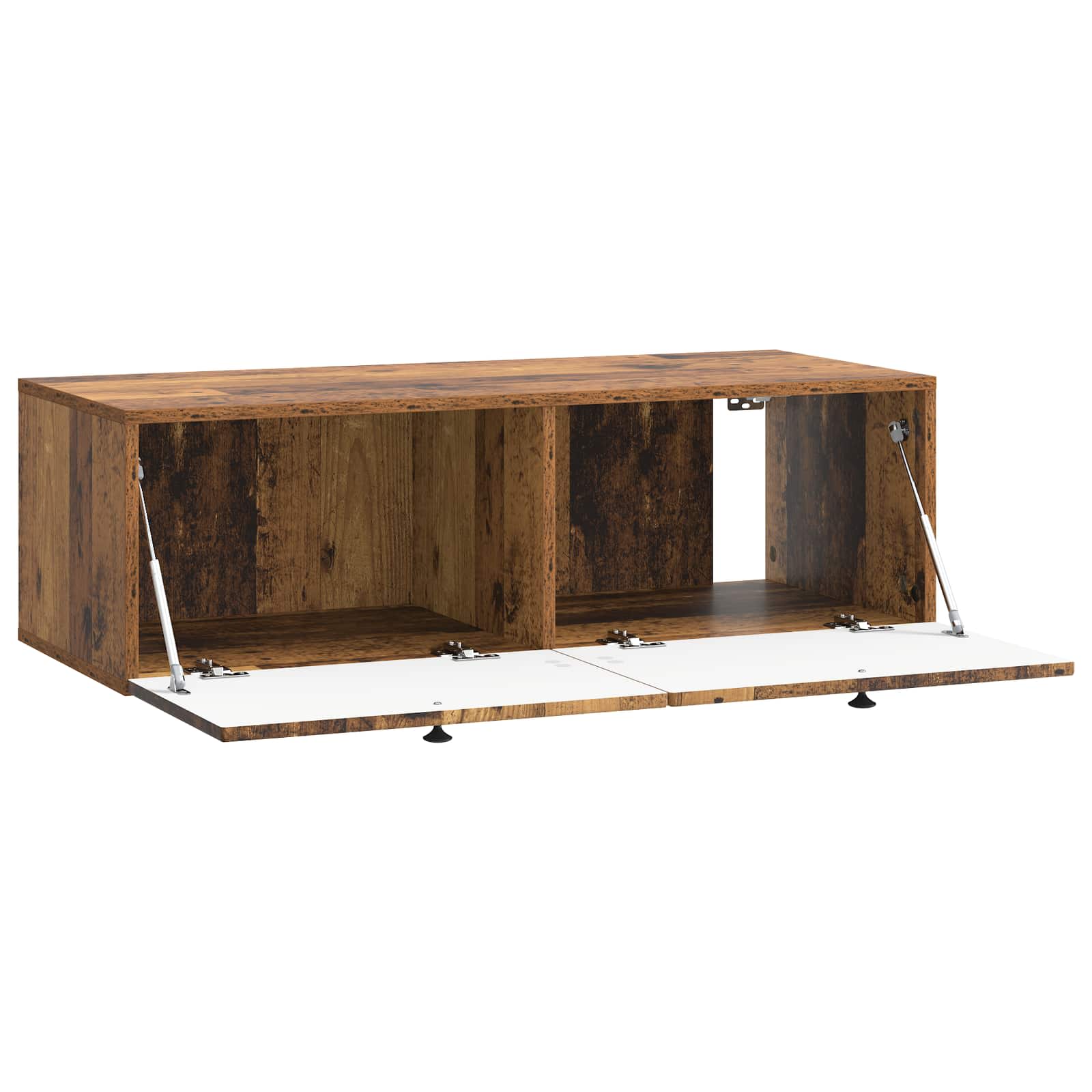 vidaXL Wall-Mounted TV Cabinet Wall-mounted Old Wood 98 x 41 x 30 cm 5