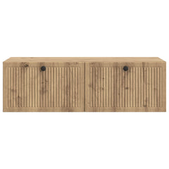 vidaXL Wall-Mounted TV Cabinet 98 x 41 x 30 cm Artisan Oak 6