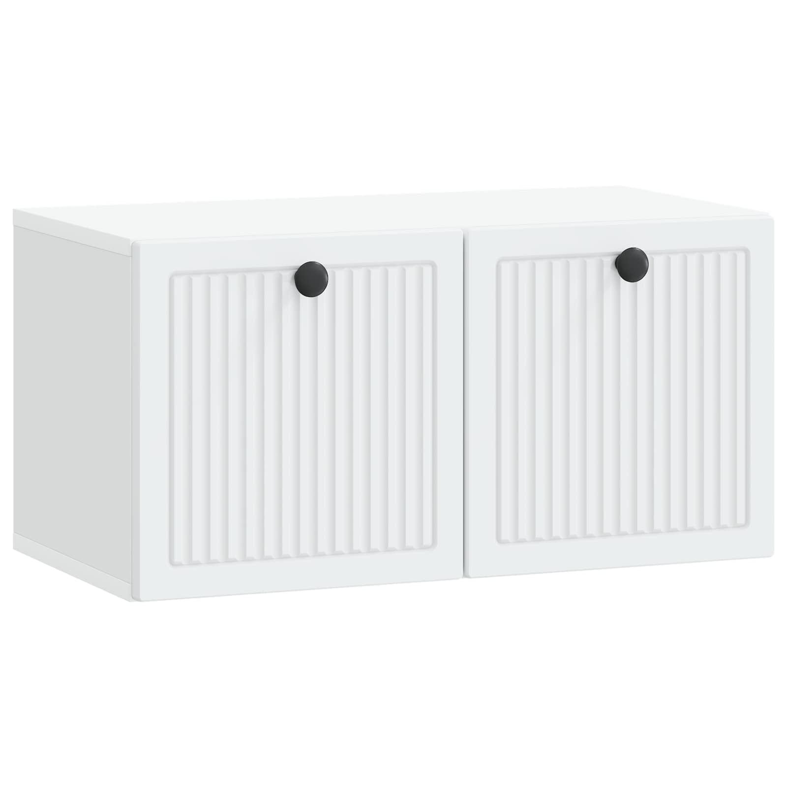 vidaXL Wall-Mounted TV Cabinet White 59.5 x 31 x 30 cm Engineered Wood 2