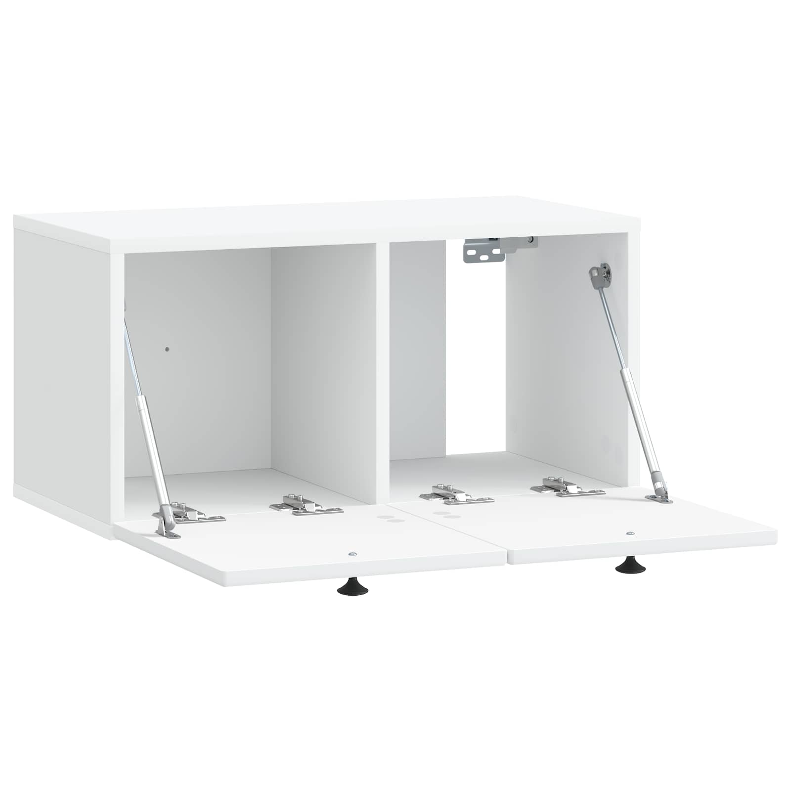 vidaXL Wall-Mounted TV Cabinet White 59.5 x 31 x 30 cm Engineered Wood 5