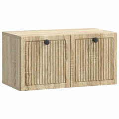 vidaXL Wall-Mounted TV Cabinet Sonoma Oak 59.5 x 31 x 30 cm 2