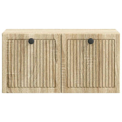 vidaXL Wall-Mounted TV Cabinet Sonoma Oak 59.5 x 31 x 30 cm 6