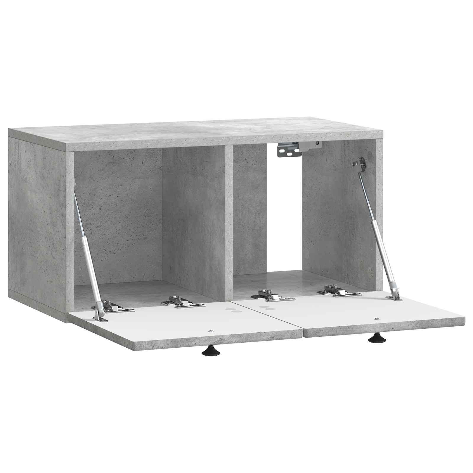 vidaXL Wall-Mounted TV Cabinet Concrete Grey 59.5 x 31 x 30 cm 5