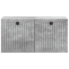 vidaXL Wall-Mounted TV Cabinet Concrete Grey 59.5 x 31 x 30 cm 6