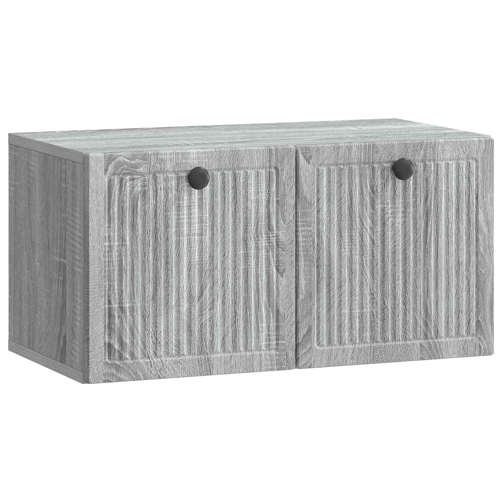 vidaXL Wall-Mounted TV Cabinet Grey Sonoma 59.5 x 31 x 30 cm 2