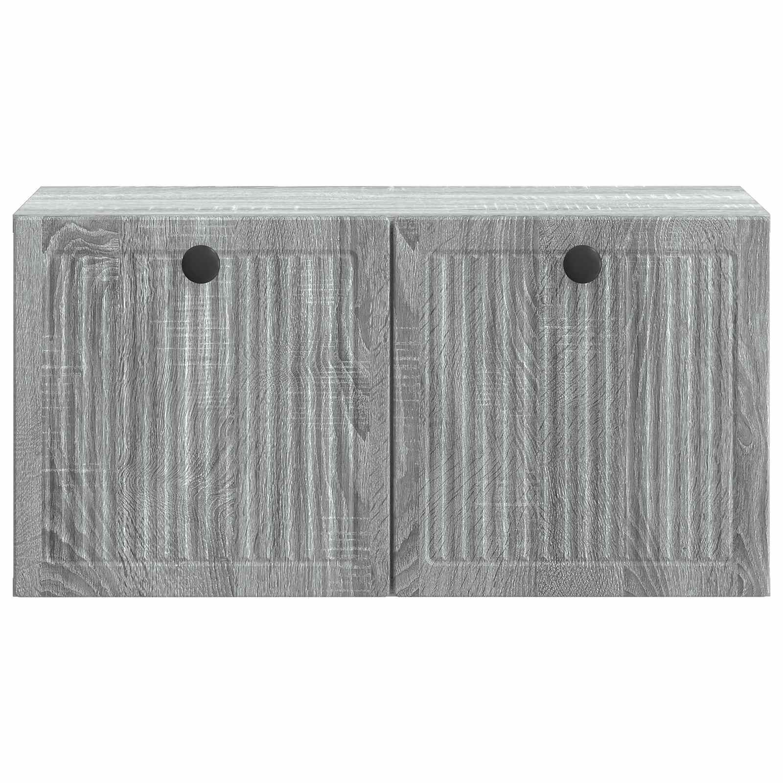 vidaXL Wall-Mounted TV Cabinet Grey Sonoma 59.5 x 31 x 30 cm 6
