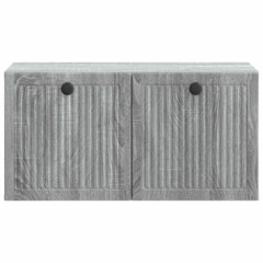 vidaXL Wall-Mounted TV Cabinet Grey Sonoma 59.5 x 31 x 30 cm 6