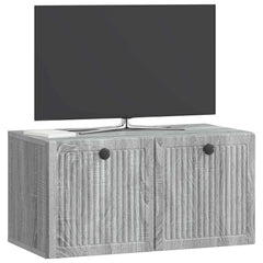 vidaXL Wall-Mounted TV Cabinet Grey Sonoma 59.5 x 31 x 30 cm 3