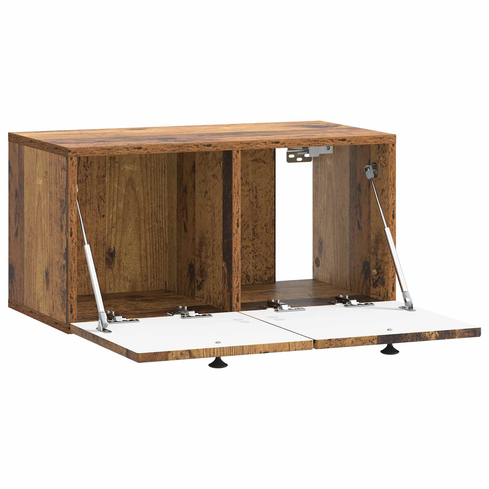 vidaXL Wall-Mounted TV Cabinet Wall-mounted Old Wood 59.5 x 31 x 30 cm 5