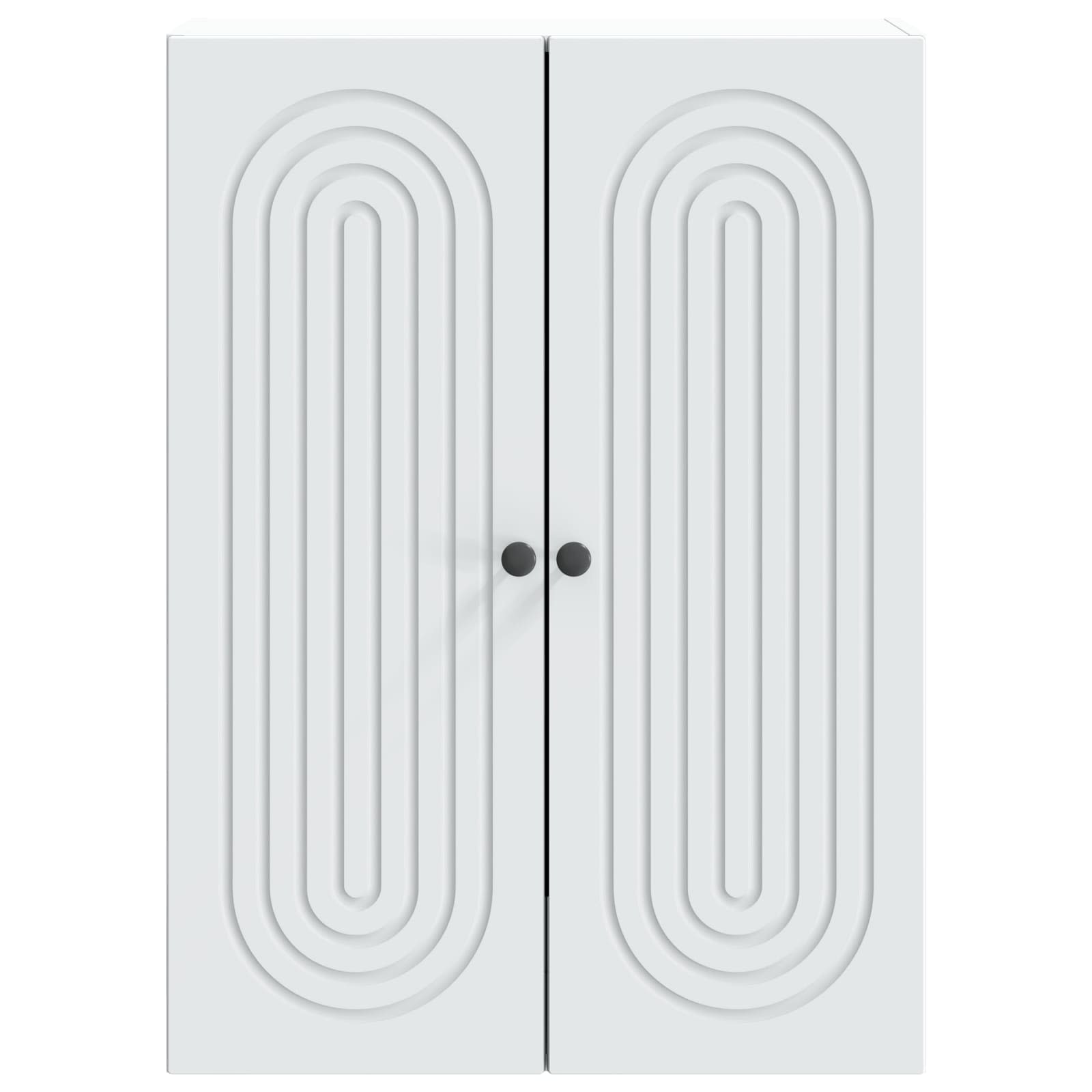 vidaXL Wall-Mounted Cabinet White 66 x 34.5 x 90 cm Engineered Wood 4