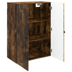 vidaXL Wall-Mounted Cabinet Smoked Oak 66 x 34.5 x 90 cm 3