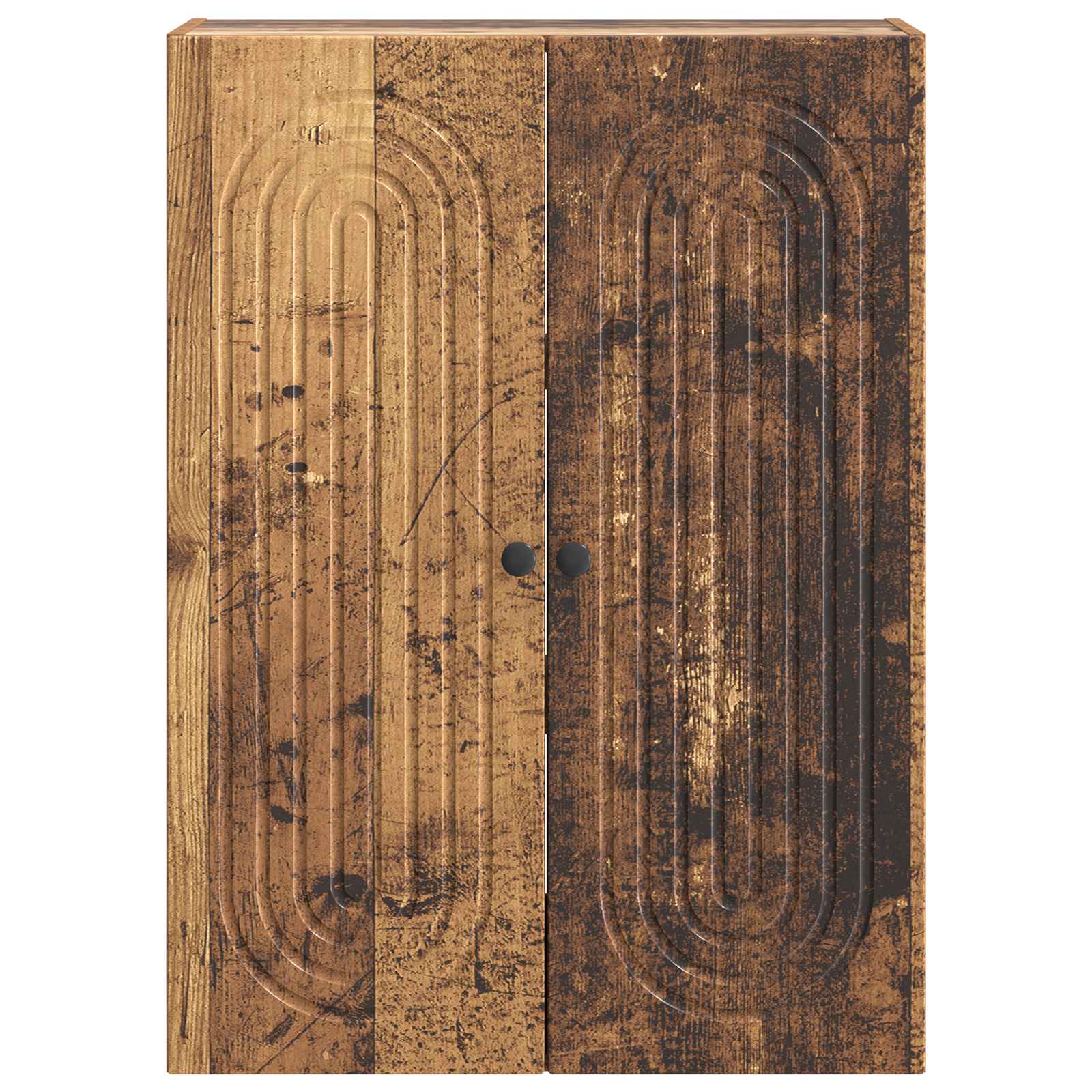 vidaXL Wall-Mounted Cabinet Old Wood 66 x 34.5 x 90 cm Engineered Wood 4