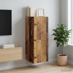 vidaXL Wall-Mounted Cabinet Engineered Wood Depth 34.5 cm