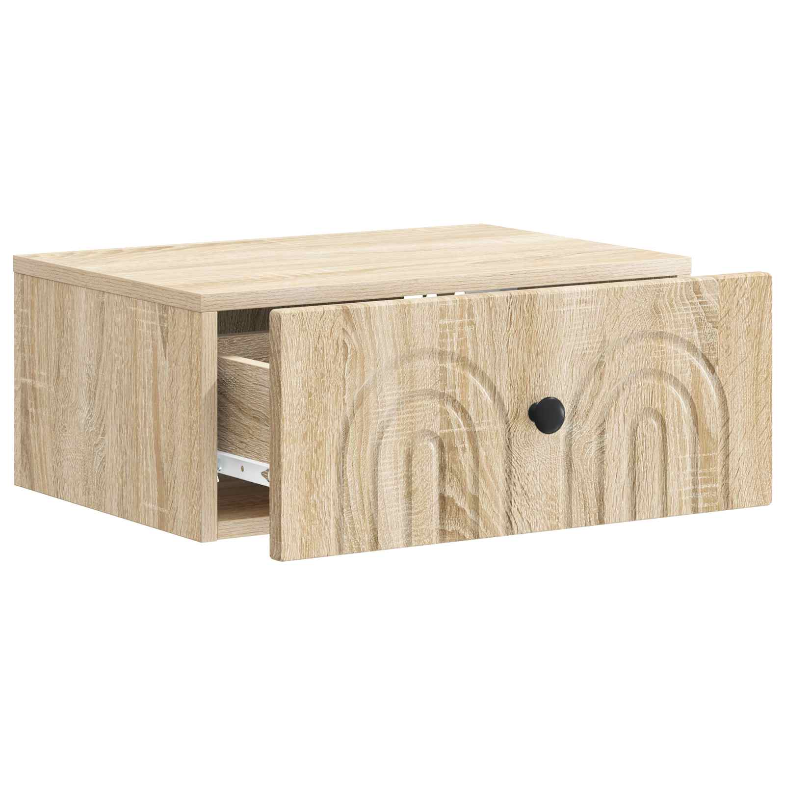 vidaXL Wall-Mounted Bedside Cabinet 2 pcs Sonoma Oak 49 x 34.5 x 20 cm 6