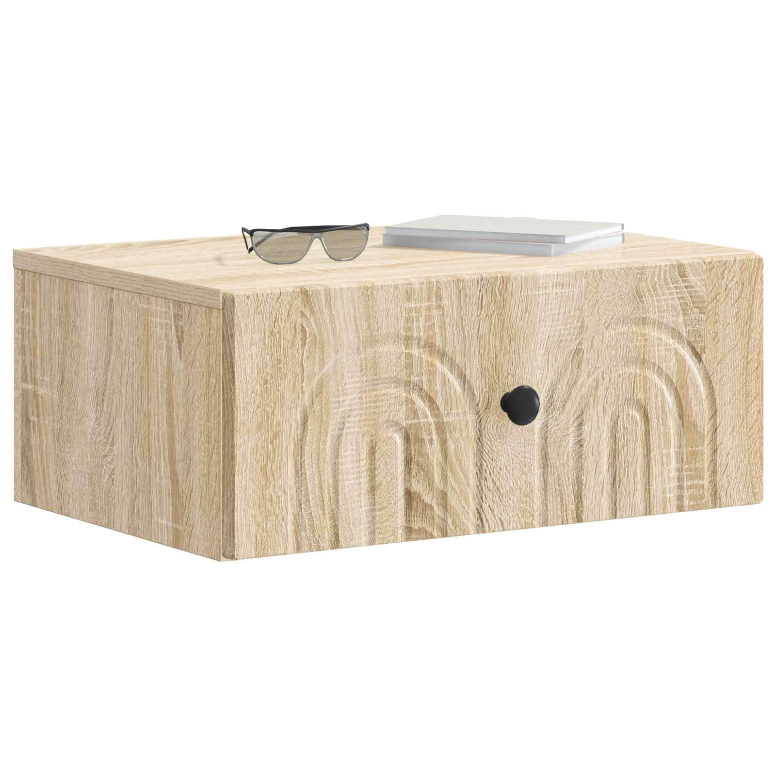 vidaXL Wall-Mounted Bedside Cabinet 2 pcs Sonoma Oak 49 x 34.5 x 20 cm 3