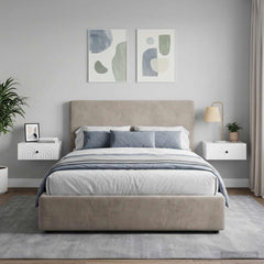 vidaXL Wall-Mounted Bedside Cabinet 49 x 34.5 x 20 cm
