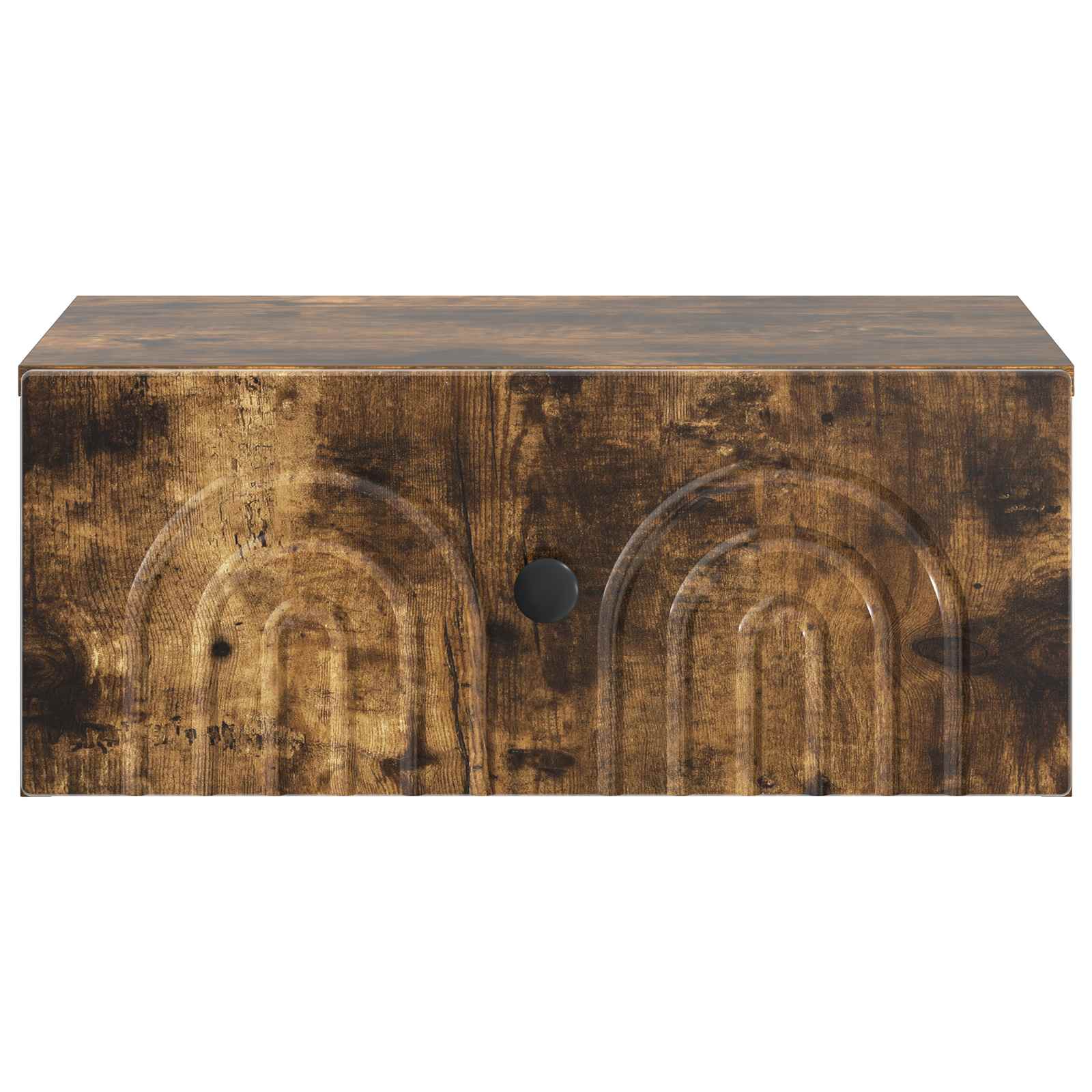 vidaXL Wall-Mounted Bedside Cabinet Smoked Oak 49 x 34.5 x 20 cm 5