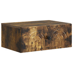 vidaXL Wall-Mounted Bedside Cabinet 2 pcs Smoked Oak 49 x 34.5 x 20 cm 5
