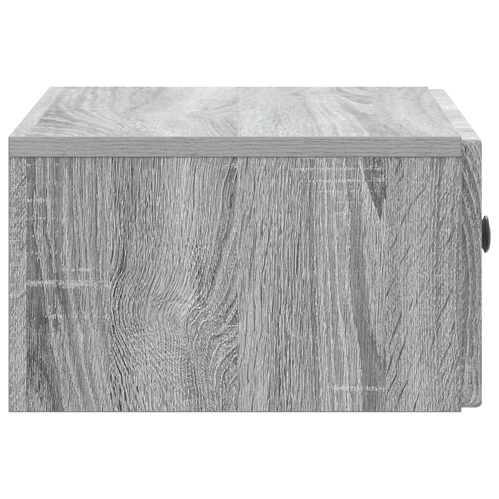 vidaXL Wall-Mounted Bedside Cabinet Grey Sonoma 49 x 34.5 x 20 cm 6